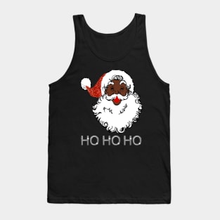 ho black santa claus christmas Tank Top